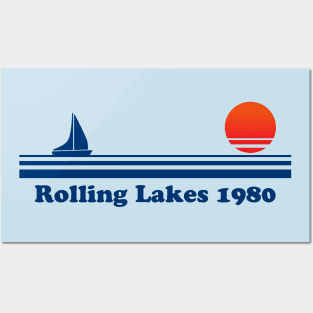 Rolling Lakes 1980 Posters and Art